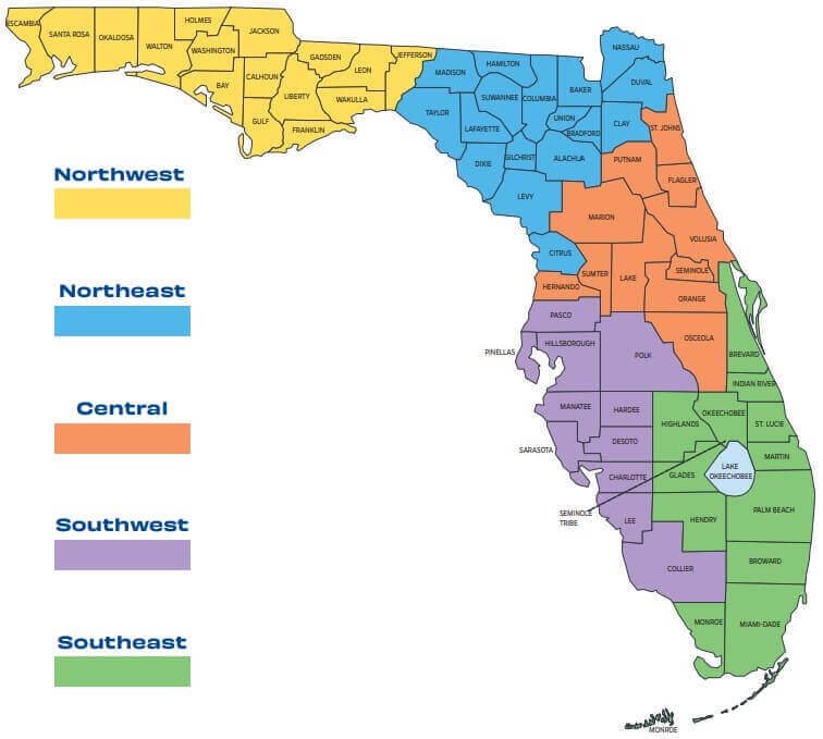 Florida Gardening Zones